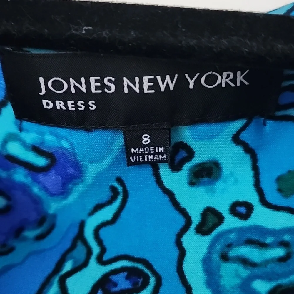 Jons new york Sleeveless Jersey Fit & Flare Dress.size 8 - Picture 3 of 3